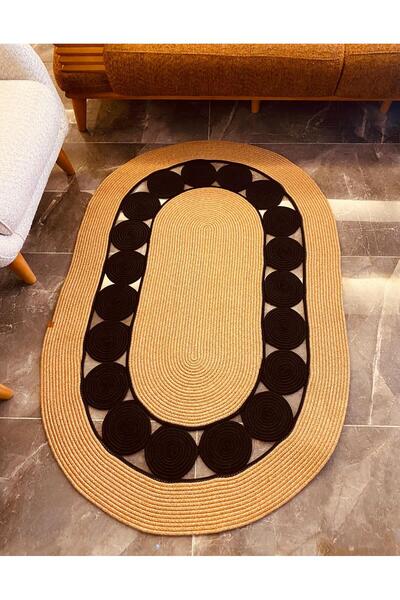 ModaCardin Jüt Kilim, Paspas, Mutfak Halısı, Banyo Paspası, Kilim, Halı, Otur...