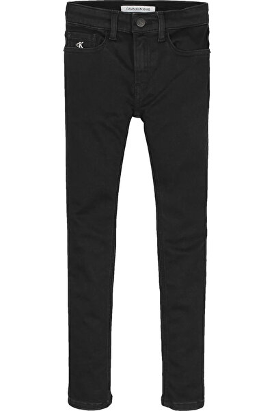 Calvin Klein SKINNY CL BLK STR Erkek Antrasit Kot Pantolon