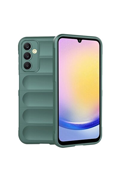SKYDDAR INNOVATION Carcasă pentru Samsung Galaxy A25 5G, Magic Shield, Silicon Mat, set autocolante, Verde
