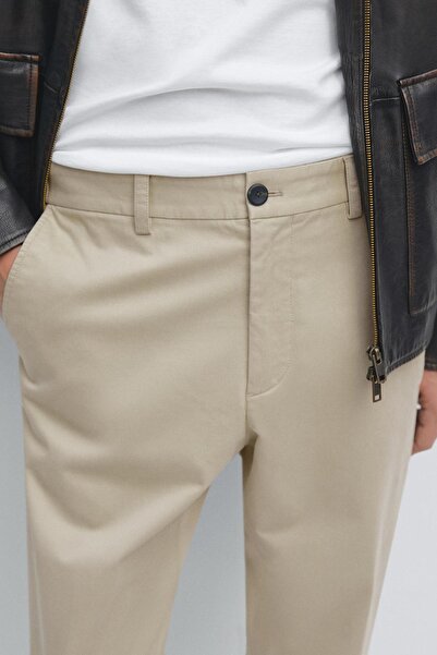 Massimo Dutti Elastik yan detaylı slim fit pantolon