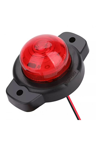 Led Light Alex Lampa pentru gabarit cu led 12 v-24 v, rosu (o fata luminaoasa)