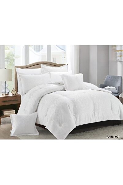 smart home طقم لحاف مفرش نفرين ملكي مكون من 8 قطع من المايكروفايبر الناعم راحة لنومك وأناقة لغرفتك مقاس 240*260