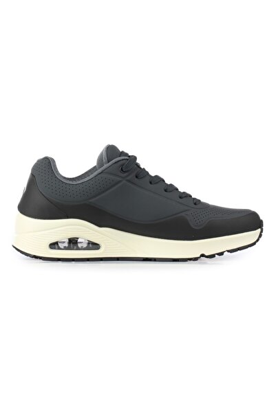 SKECHERS , Eco-leather sports shoes with perforated segments Uno-Timeline