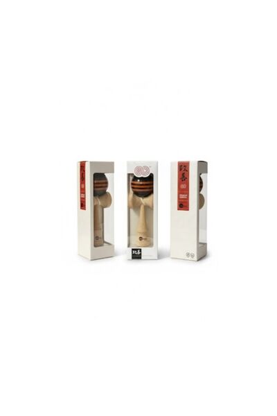 Kendama USA Kendama, Kaizen 1.0, 3 dungi, culoare cărbune cu dungi portocalii...