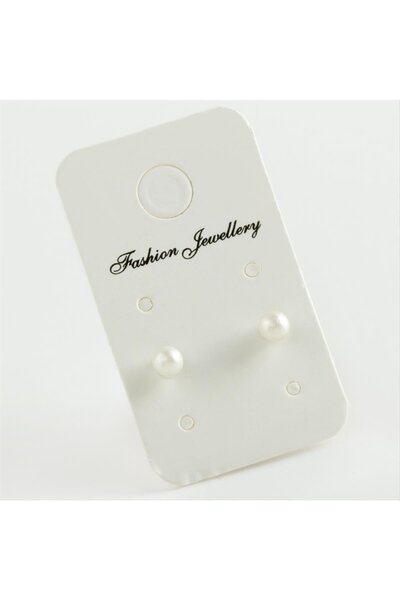 CT STONES أقراط من اللؤلؤ الأعلى جودة 4 مم