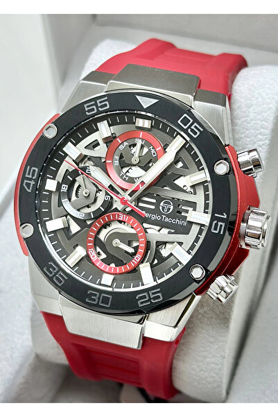 Sergio Tacchini Men's Wristwatch with Silicone Cord Function