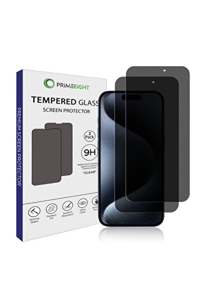 PRIMEEIGHT [قطعتين] واقي شاشة الخصوصية لجهاز iPhone 15/15 pro مقاس 6.1 بوصة، ...
