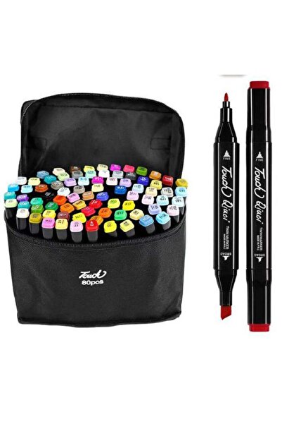 DacEnergy Set 80 markere duble , cerneala pe baza de alcool, cu varf de 1 mm ...