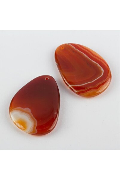 SiHako Özel Kesim Doğaltaş Plaka Akik Kolye Ucu