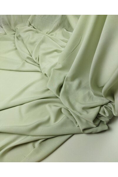 Kumaş Parça Viscose Voile în culori gri și verde, lățime: 140