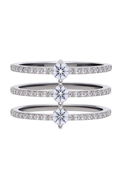 Diamonfire Ασημένιο γυναικείο δαχτυλίδι με ζιρκόνια, 611840