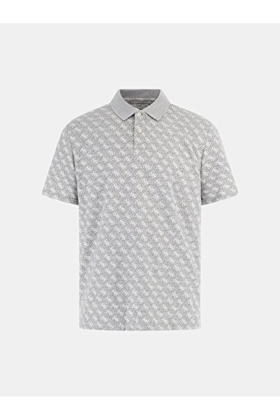 Guess Jacquard Men's Regular Fit Polo T-Shirt