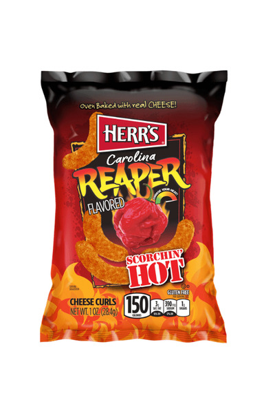 Herr Bucle de brânză Carolina Reaper - Brânză și Ardei Iute 28g