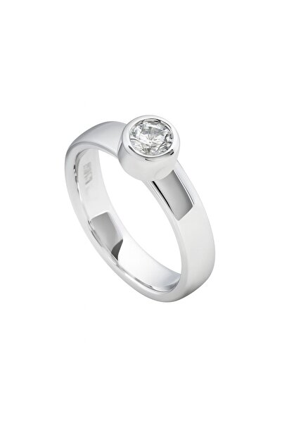 Diamonfire Ασημένιο γυναικείο δαχτυλίδι με πέτρα ζιργκόν, 611082