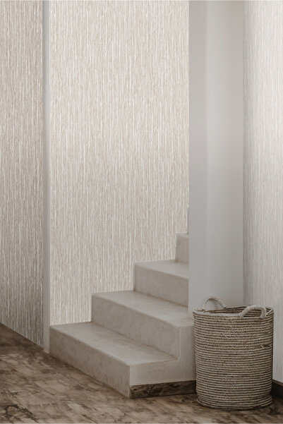 Golden DUVAR KAĞIDI-BORDÜR Elit Serisi Silinebilir Vizon/Bej Renginde 5.2m² Oturma Odası - TV Arkası Duvar Kağıdı