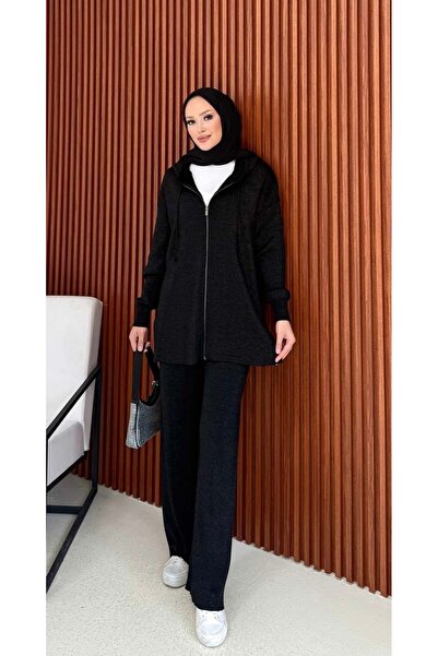 Melike Tatar Simli Triko İkili Takım