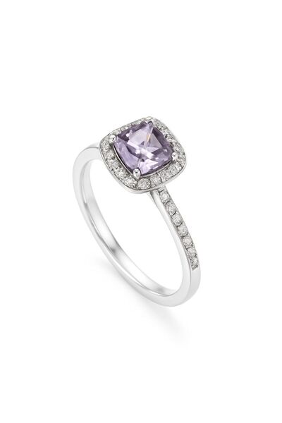 Diamonfire Inel din argint, de dama, cu zirconiu gri 611787