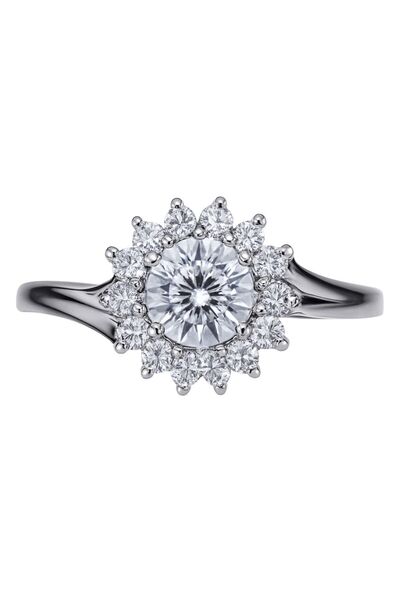 Diamonfire Ασημένιο γυναικείο δαχτυλίδι με πέτρα ζιργκόν, 611733