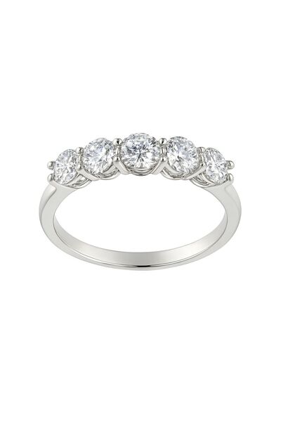 Diamonfire Ασημένιο γυναικείο δαχτυλίδι με ζιρκόνια, 611745