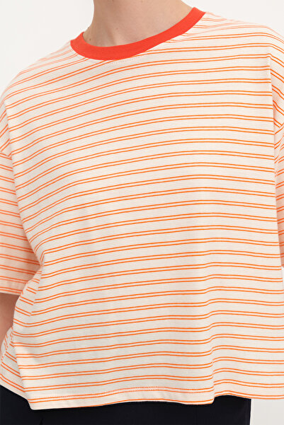 Addax Ριγέ μπλουζάκι P10515