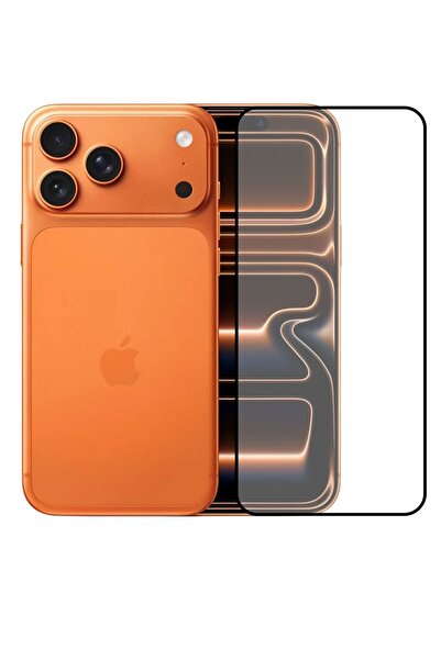 Beecover İphone 17 Pro Ekran Koruyucu Anti-Static 6D Tam Kaplayan Kırılmaz Cam
