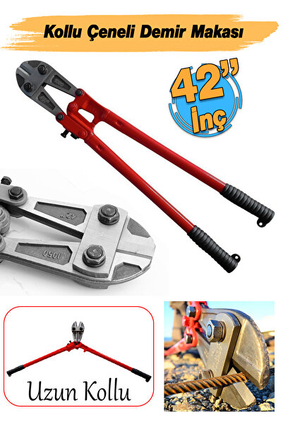 Badem10 Ножиці для різання заліза з ручками та щелепами (42'') Ножиці для різання металевого дроту CR-V