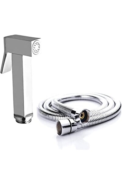 Sanlux Duș Igienic Manual din Metal – Finisaj Cromat, Design Pătrat Modern, v...