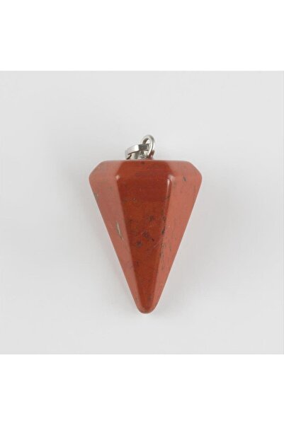 ZERO LAND قلادة من حجر الجاسبر الطبيعي (121349) - لون بني