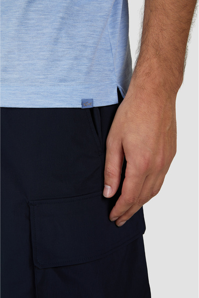 PAUL&SHARK SILK COTTON POLO SHIRT WITH BUTTONS