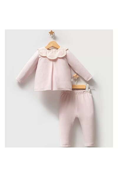 Tongs Baby مجموعة إيتامين مكونة من قطعتين 5681 وردي