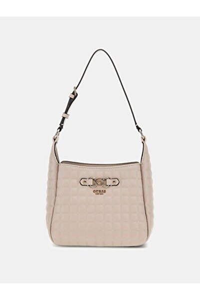 Guess حقيبة كتف نسائية من برييرا باللون البيج HWQG8424010-LTA
