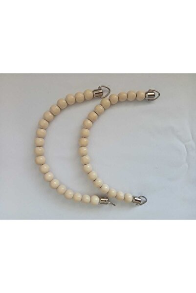 hobi duragı 18 cm Iron Bag Handles with Metal Rings Sapi, Bag Accessory - Double