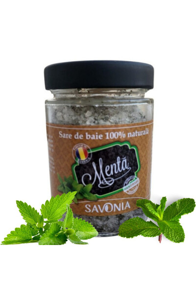 Savonia Sare de Baie cu Menta, 350 g