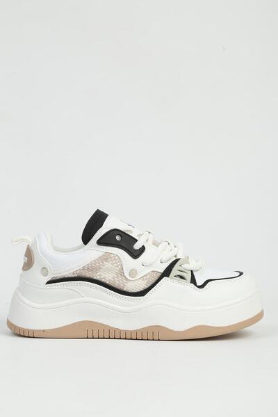 Benetton White Black Women's Sports Shoes Imported Bni-12157