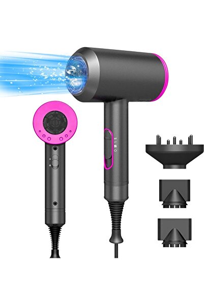 SINZO Uscator de Par Profesional SINZO®, cu Ioni Negativi, 2000W, Nucleu Ceramic, Set 3 Accesorii incluse