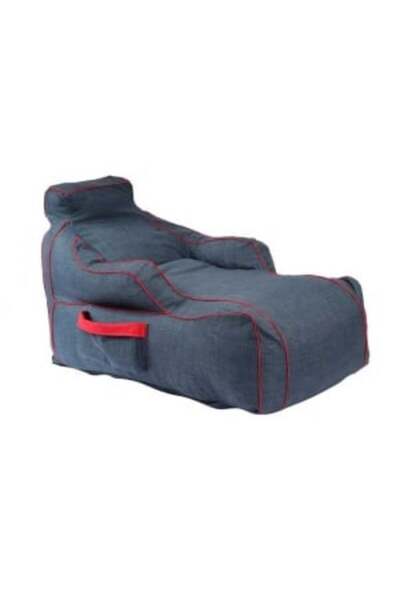 Pufrelax Fotoliu Player, Material Textil - Blue Denim