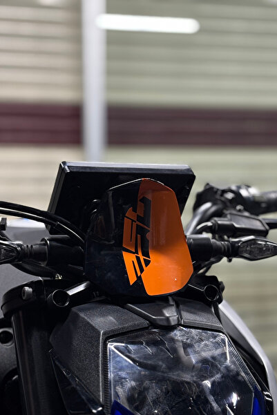 Banxtre Decor Sticker for Orange Color Front Visor for Cfmoto Nk250 (1 Piece)