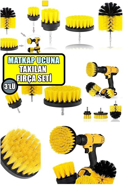 Genel Markalar Zorlu Kirler İçin Güçlü Çözüm Matkap Ucuna Takılan 3'Lü Fırça ...