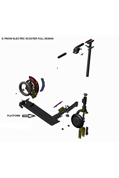 E-Twow Platformă pentru modelele Booster