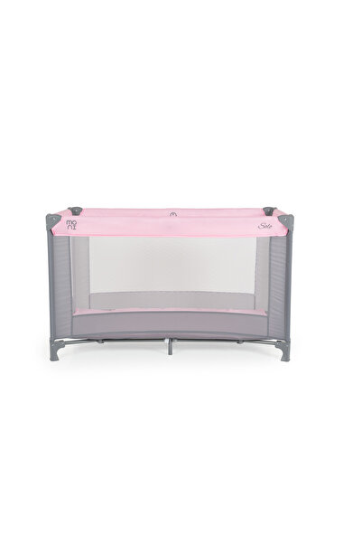 Moni Solo single-level folding cot 120x60 cm, Pink Pop