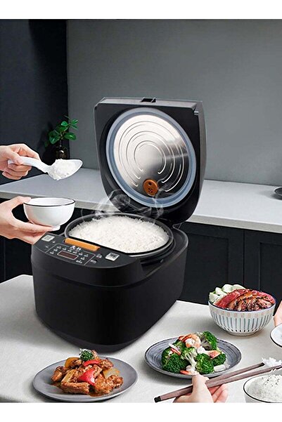 COOYA 5L Electric Rice Cooker, Portable Rice Cooking Machine Non-Stick and Auto Keep Warm, Cooking Pot