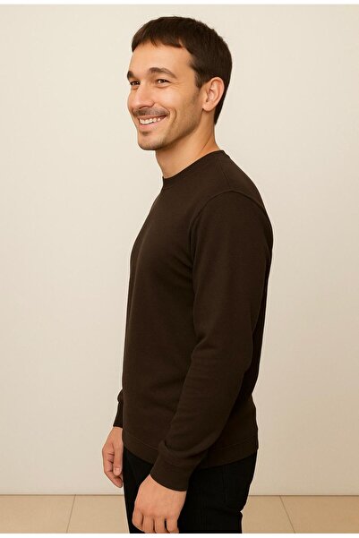 AXXEL Erkek Kahve Sweatshirt-W1083