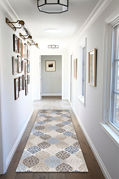 THEMODERNHANE Ψηφιακό εμπριμέ χαλάκι δαπέδου διακοσμητικό που πλένεται στο πλ...