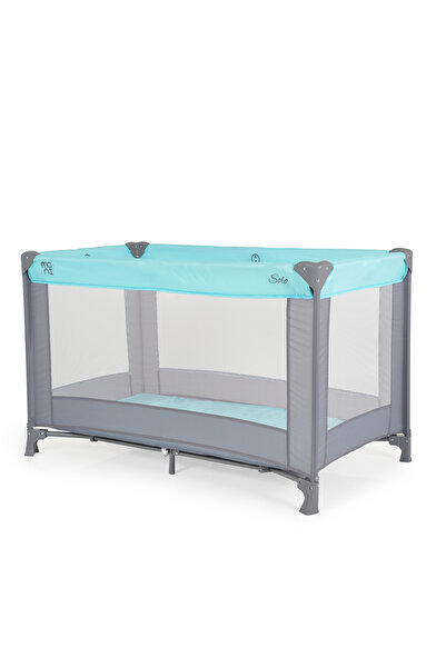 Moni Solo single-level folding cot 120x60 cm, Mint Green