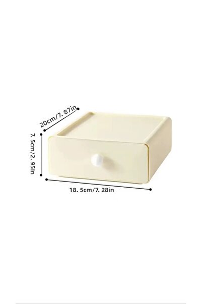 Bayev Mery 6-Drawer White Drawer Desk Top Organizer - Jewelry and Cosmetic Box Office