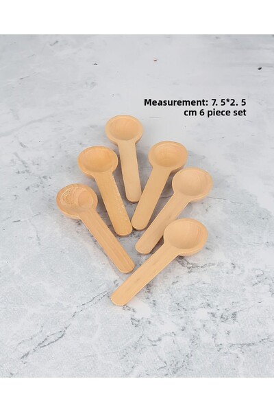 zezedesing Bamboo 6-Piece Spice Spoon Set