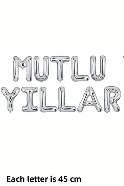 Baloncu Nene مجموعة بالونات فضية لعيد الميلاد السعيد، بالون هيليوم لتزيين حفل...