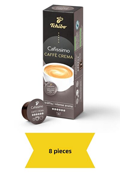 Tchibo Cafissimo Caffé Crema Intense Aroma 10 Capsules X8 Pieces