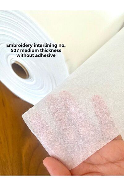 seyranat Tela de broderie de 2 metri, de grosime medie, fără adeziv, care poa...