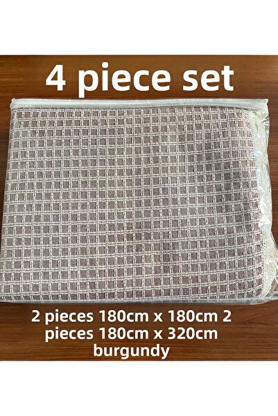 İsmail Gürel SET DE 4 Huse decorative pentru scaune, canapea, canapea extensi...